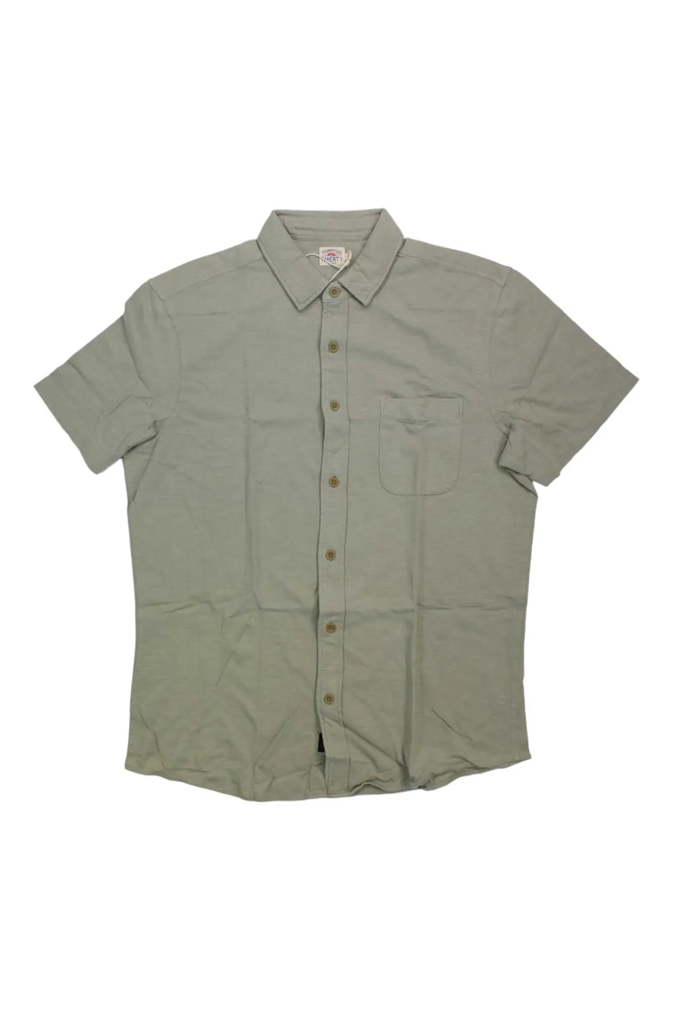 Find Designer Buy Faherty Mens Knit Seasons SS Shirt With Discounts official sale, fast shipping with 5-7 business days delivery, 100% quality.