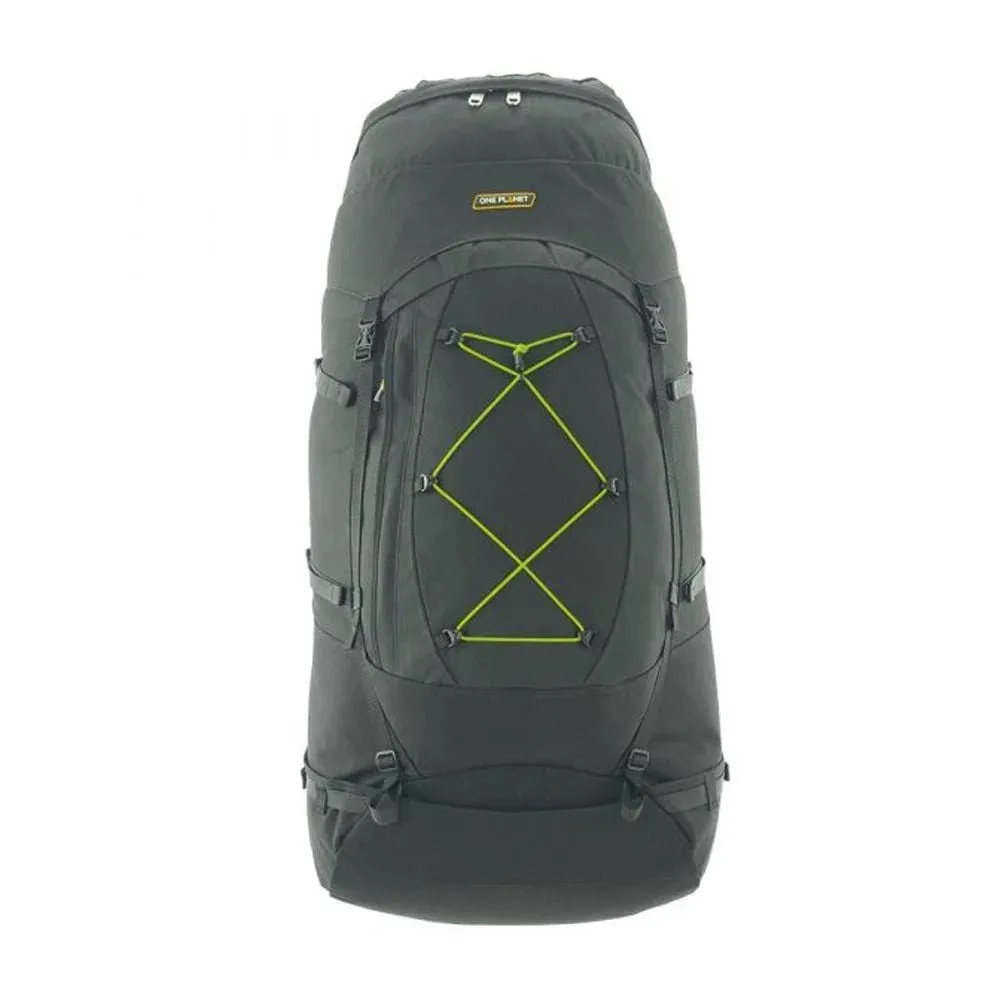 Discount One Planet Tarkine 80-90 Litre Hiking Backpack - Black/Black , you can save more 82% off from our newest online store.