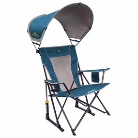 Best Sell For Buy Clearance GCI Outdoor 421163-GCIO001 SunShade Rocker Camp Chair, Neptune Blue |Sale Up To 70% Off at lowest price, 74% off, purchase our Items with fast shipping.