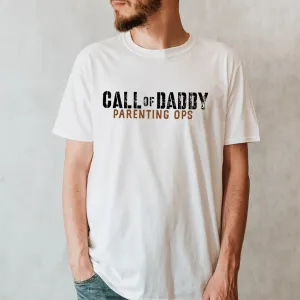 Call Of Daddy COD White T-Shirt dad bod shirts discount