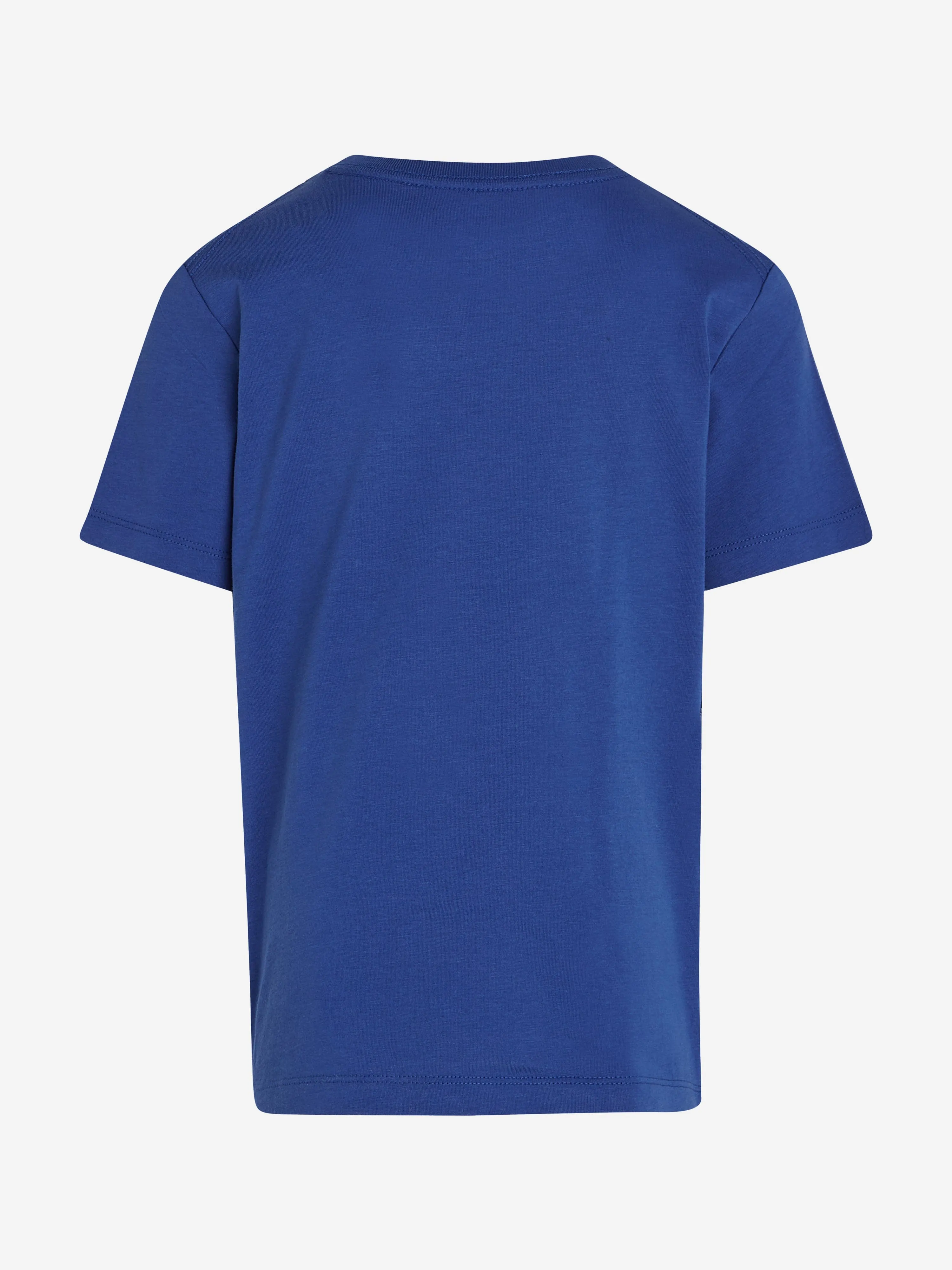 Calvin Klein Kids Brust-Monogramm T-Shirt in Blau