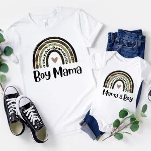 Camo Rainbow Boy Mama Mum & Baby Tee & Baby Vests maternity leggings online