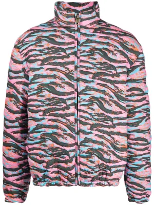 Camouflage Jacquard Padded Jacket winter jackets clearance