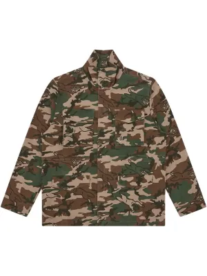 Camouflage-Print Jacket winter jackets clearance