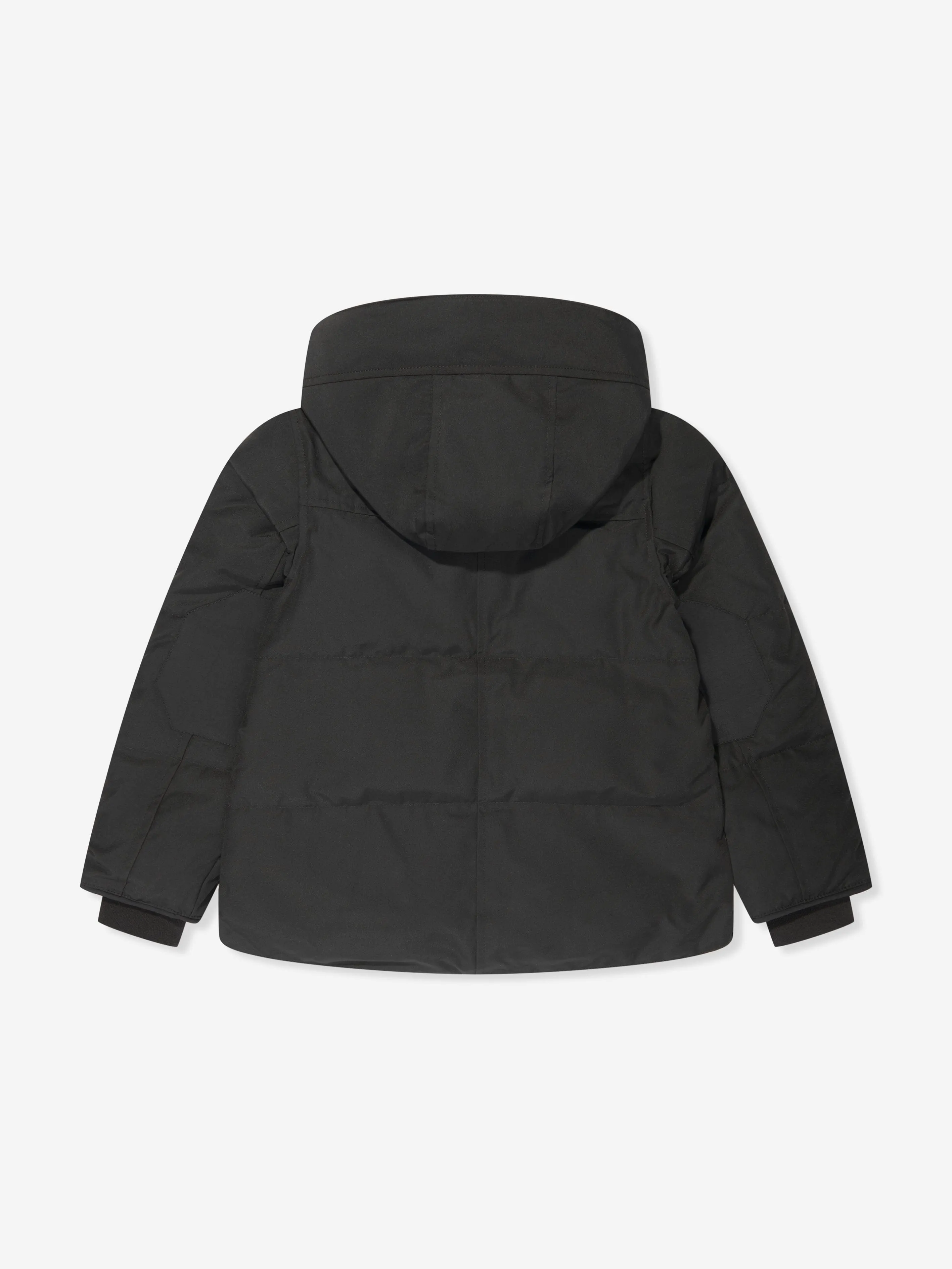 Canada Goose Kids Schneeeulen-Parka in Schwarz