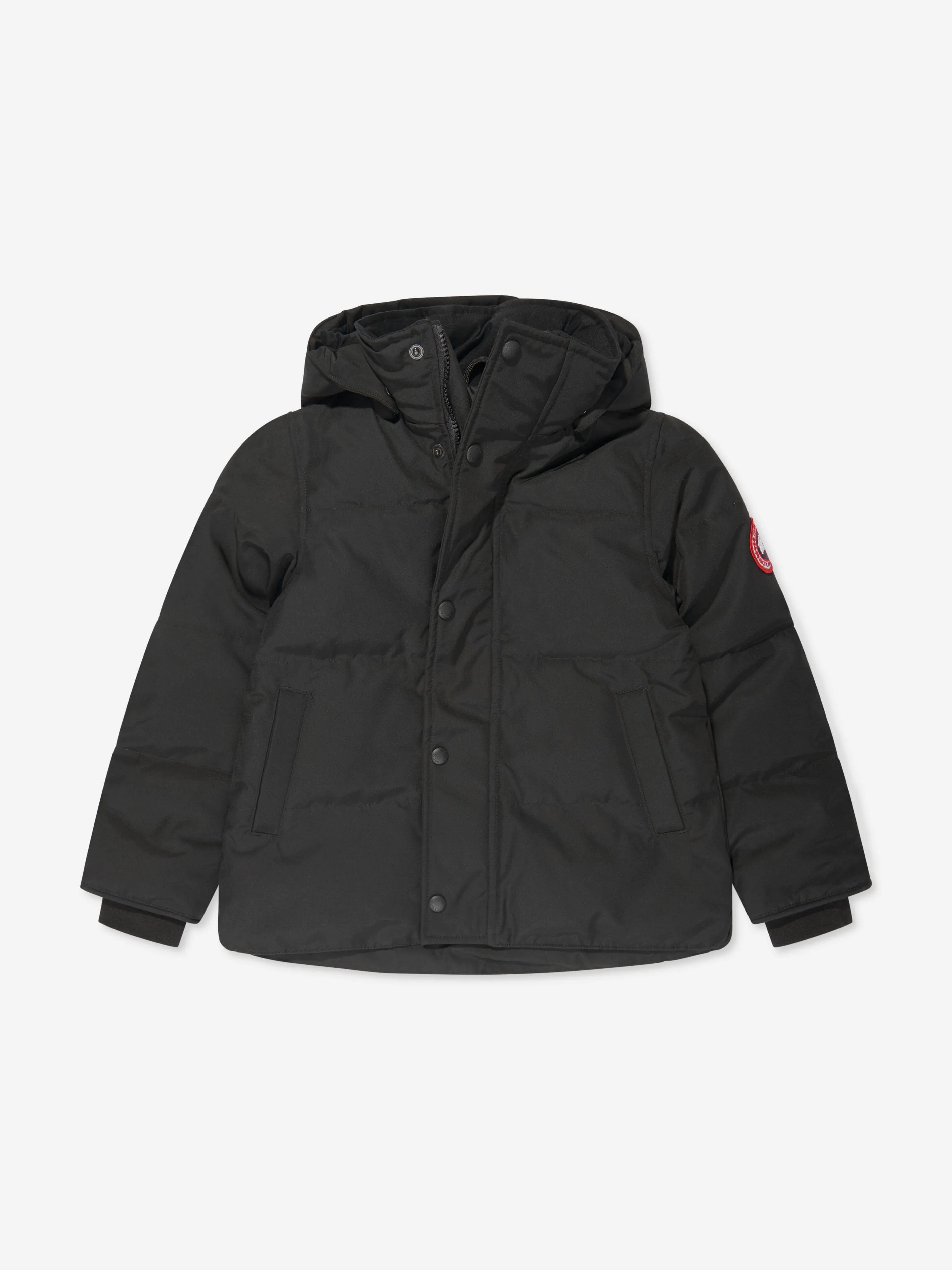 Canada Goose Kids Schneeeulen-Parka in Schwarz