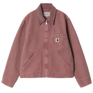 Carhartt WIP Womens OG Detroit Jacket Dusky Pink / Dusky Pink Stone Canvas raincoats promo code