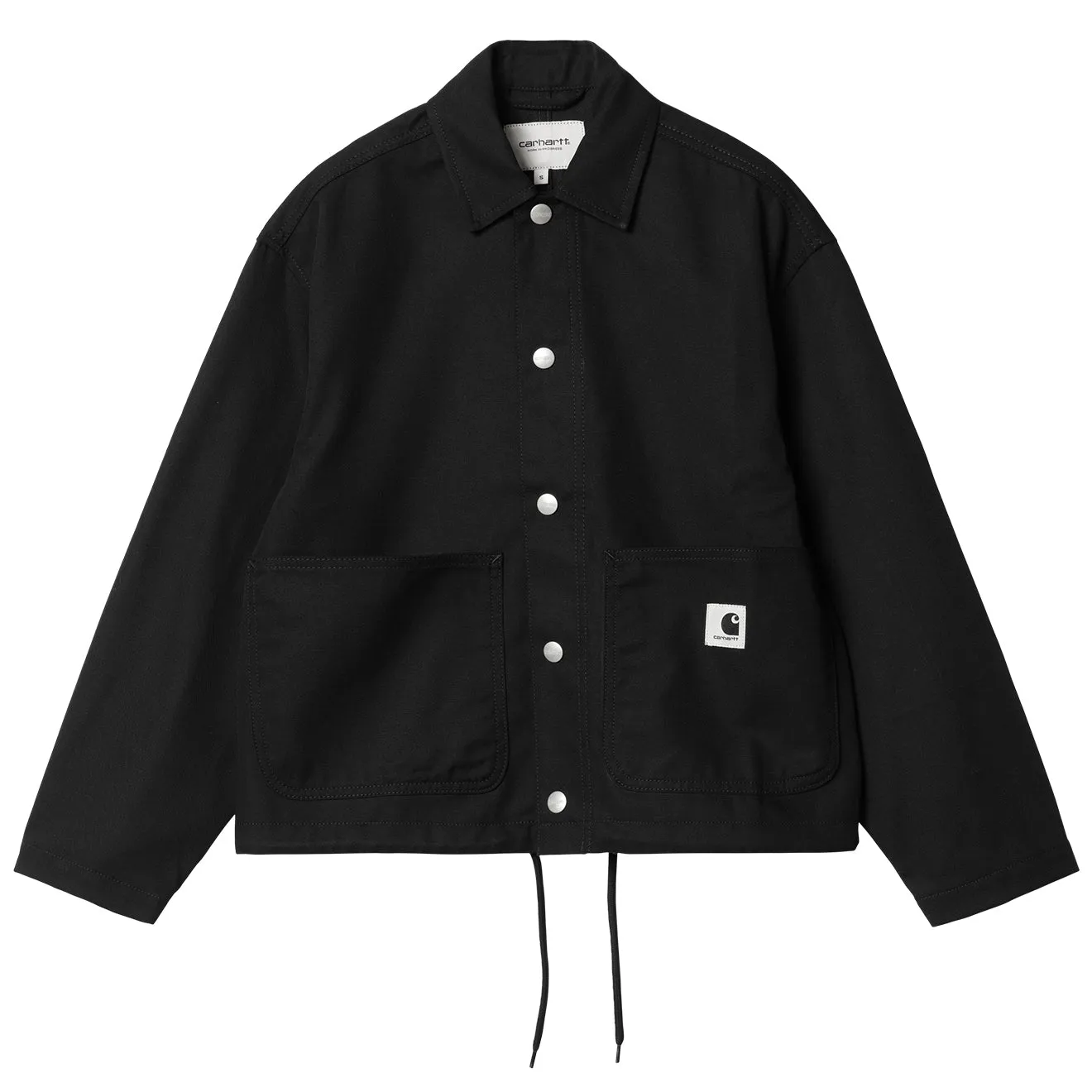 Carhartt WIP Womens Simple Shirt Jac Black Rigid raincoats promo code