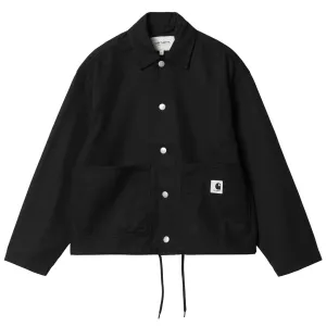 Carhartt WIP Womens Simple Shirt Jac Black Rigid raincoats promo code