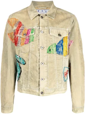 Cartoon Graphic Print Jacket winter jackets clearance