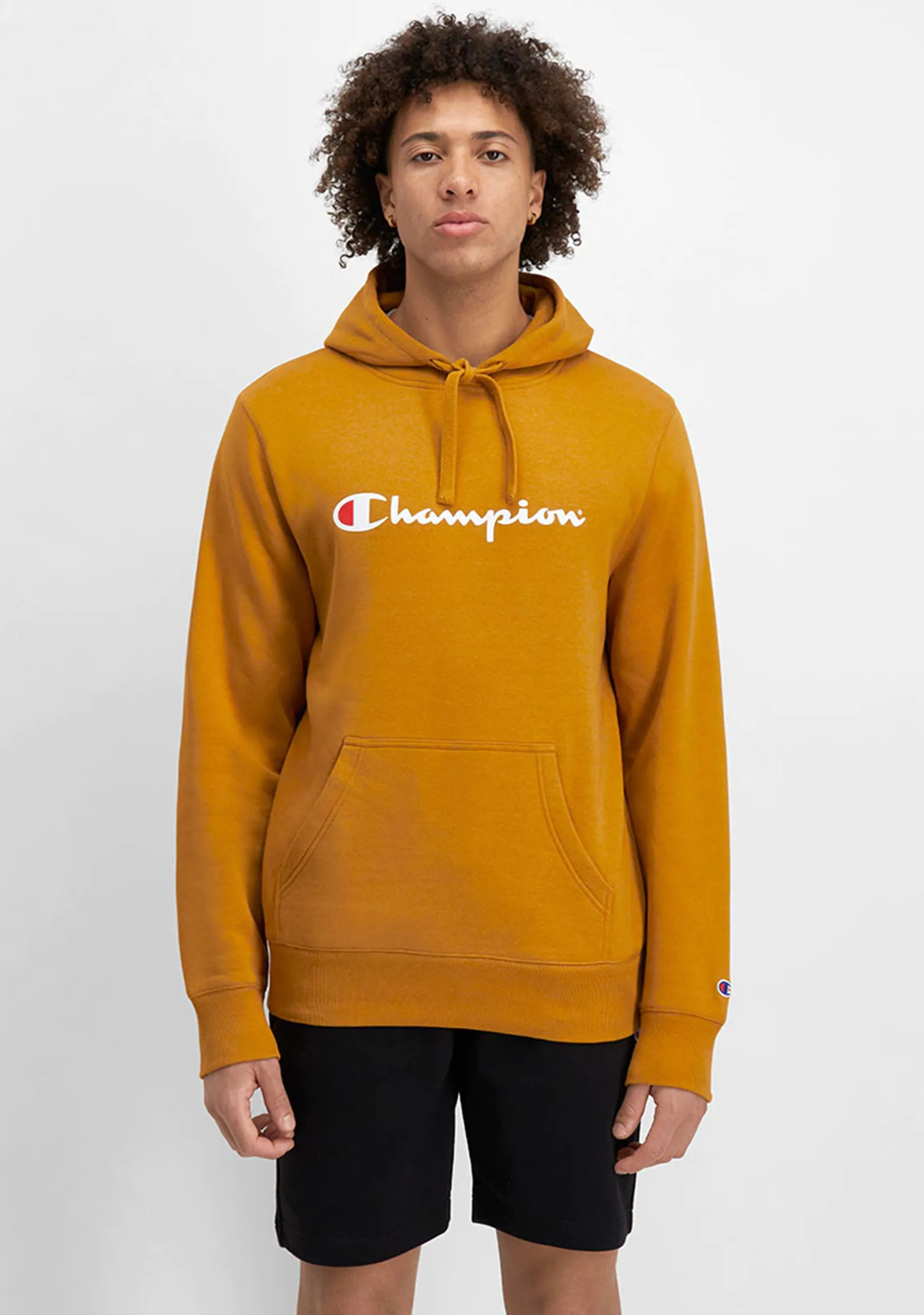 Champion Herren Script Hoodie Miss Honey <br> AY79N XPJ