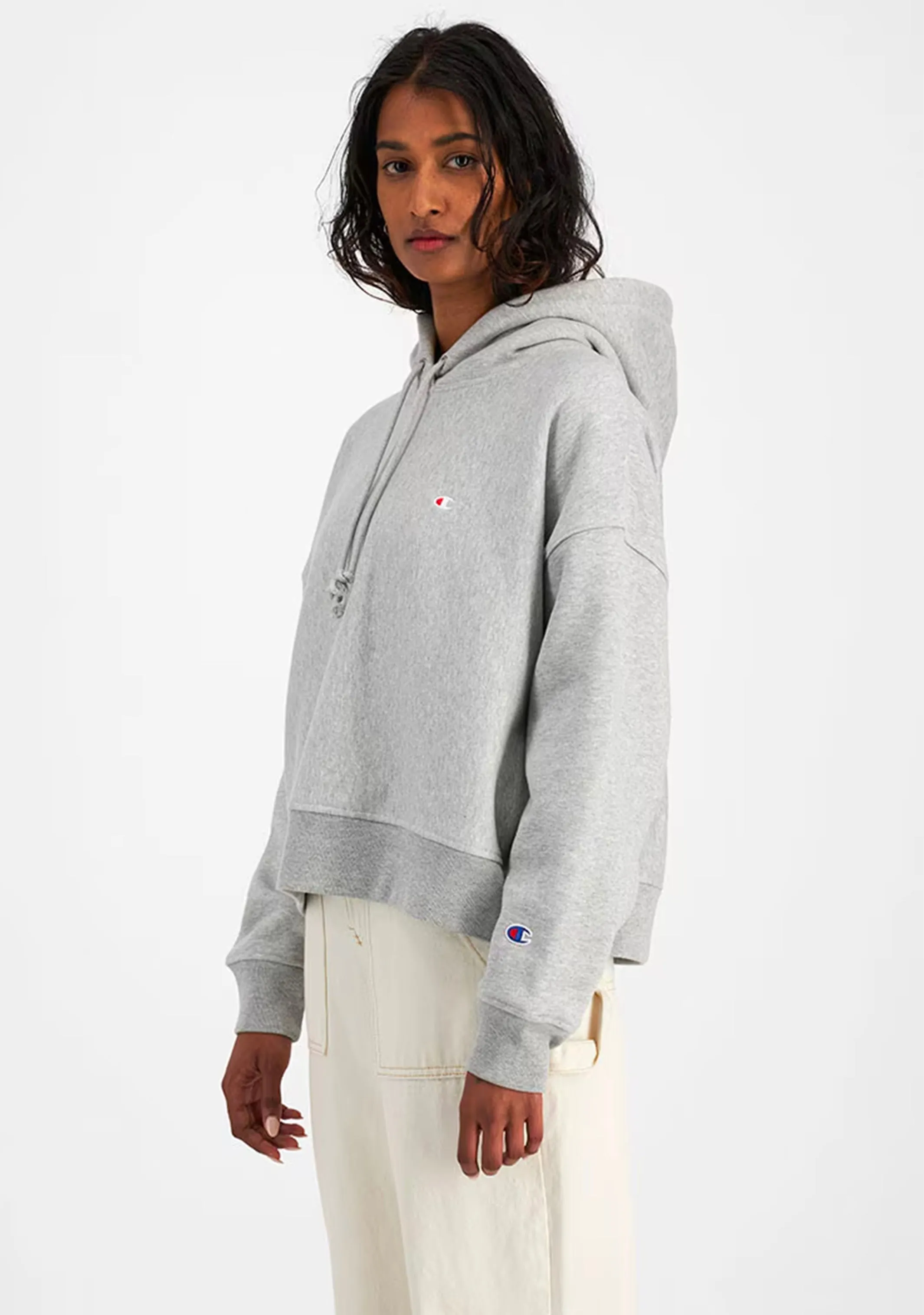 Champion Women's Reverse Weave Level up Hoodie Grau
