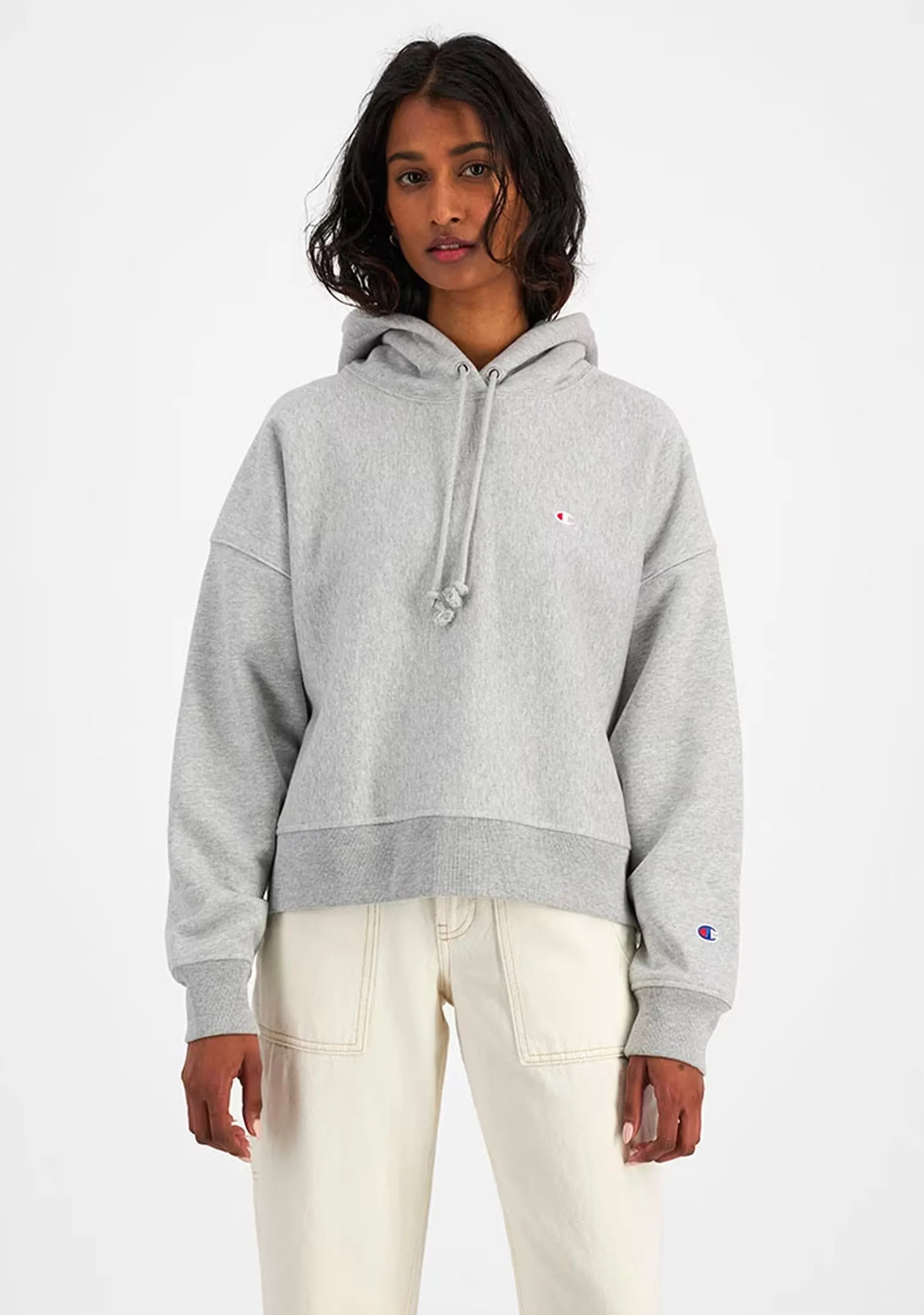 Champion Women's Reverse Weave Level up Hoodie Grau