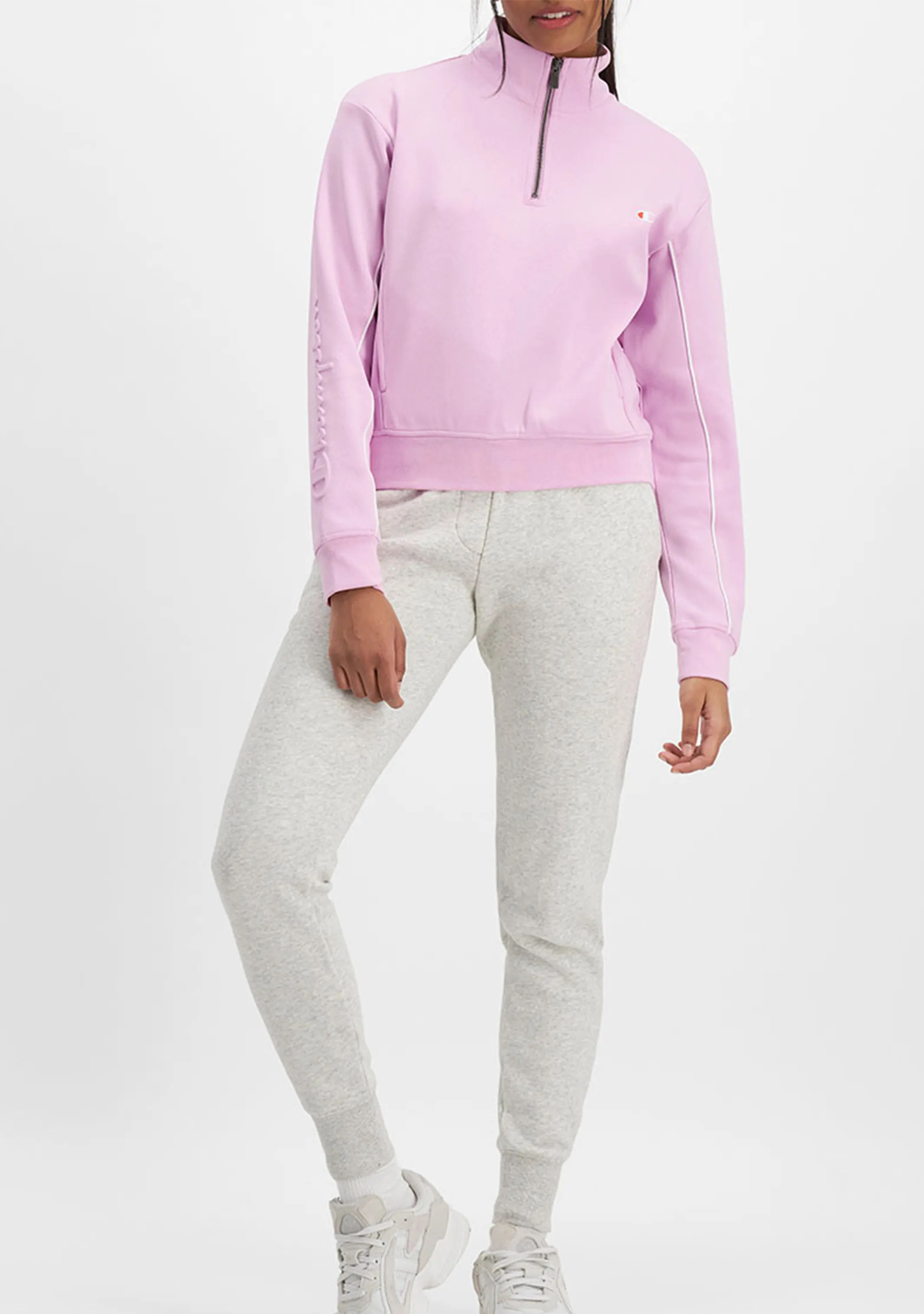 Champion Damen Rochester Athletic Viertelzip-Pullover <BR> CT3GN XLQ