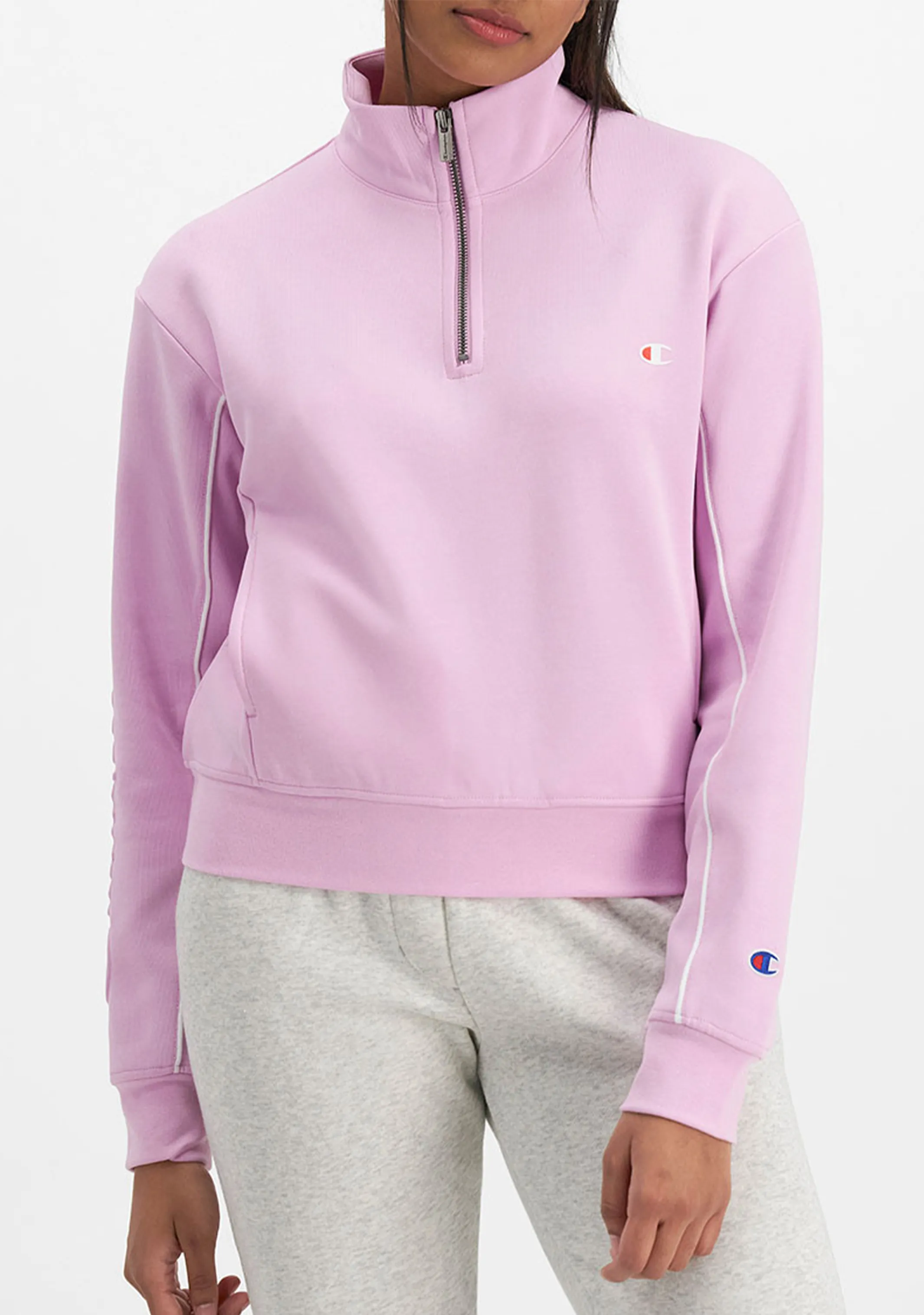 Champion Damen Rochester Athletic Viertelzip-Pullover <BR> CT3GN XLQ