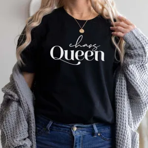 Chaos Queen T-Shirt mum blouses clearance
