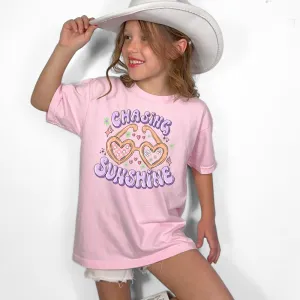 Chasing Sunshine Sunglasses T-Shirt girls pajamas promo
