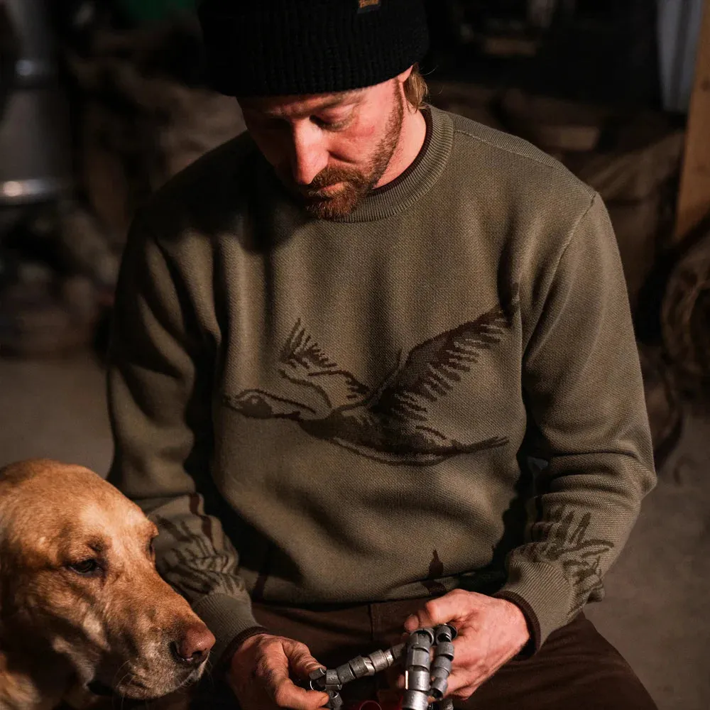 Lowest price Hooke Men's Flying Duck Knit Sweater free shipping, 74% off, we offers many varies of the Items here.