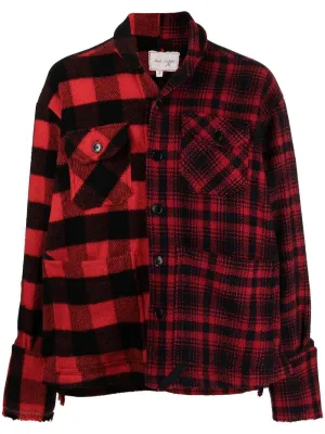 Checked Shirt Jacket winter jackets clearance