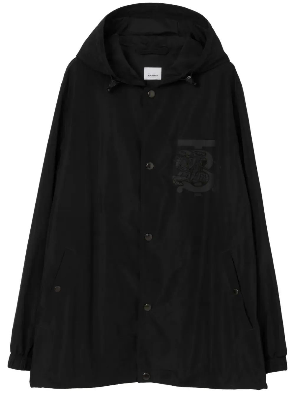 Chest Logo-Print Hooded Jacket winter jackets clearance