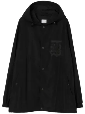 Chest Logo-Print Hooded Jacket winter jackets clearance