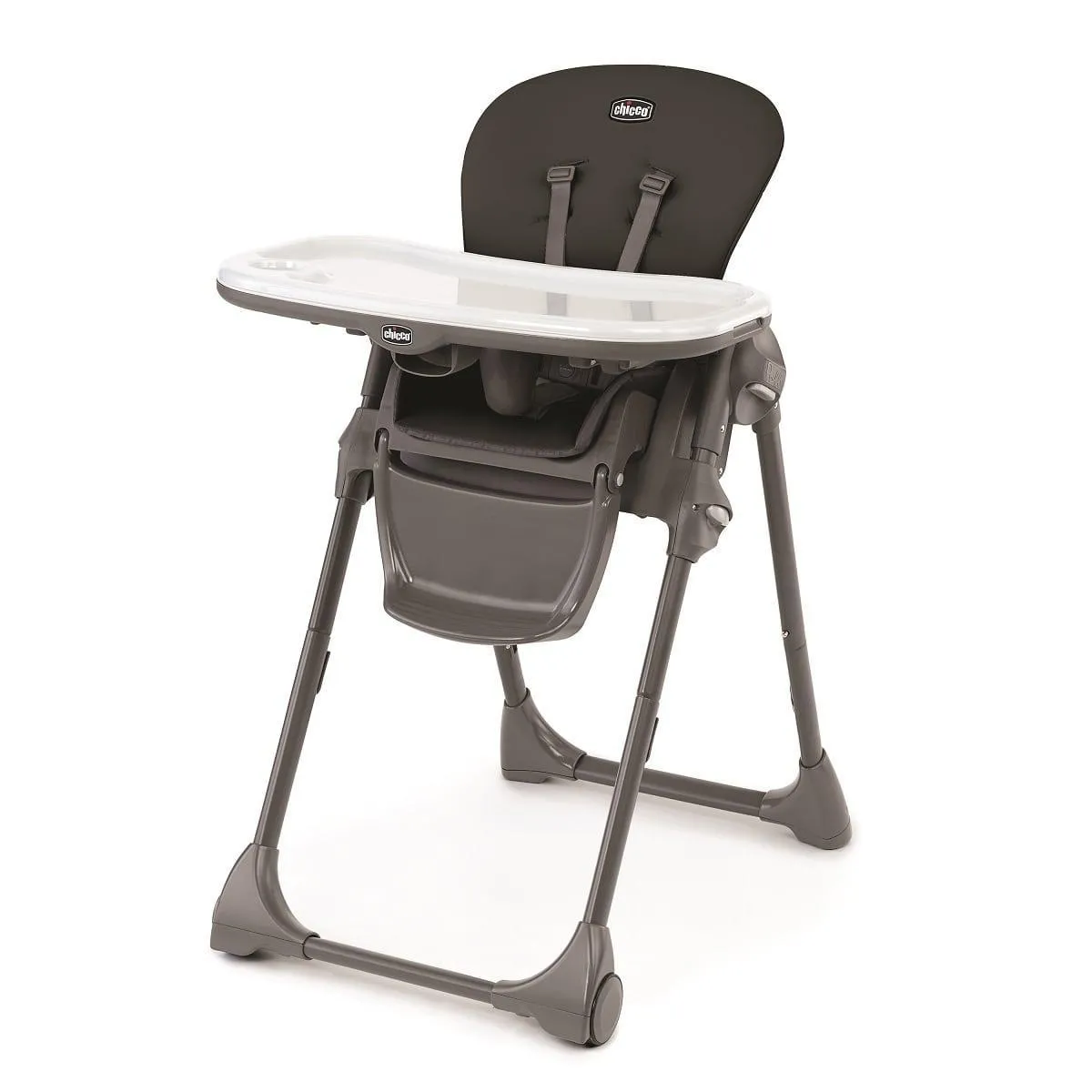 Chicco Polly® Platzsparender Klapp-Hochstuhl - Schwarz Babykids Chicco