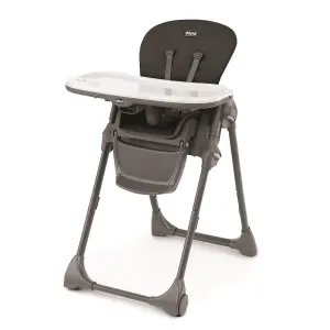 Chicco Polly® Platzsparender Klapp-Hochstuhl - Schwarz Babykids Chicco