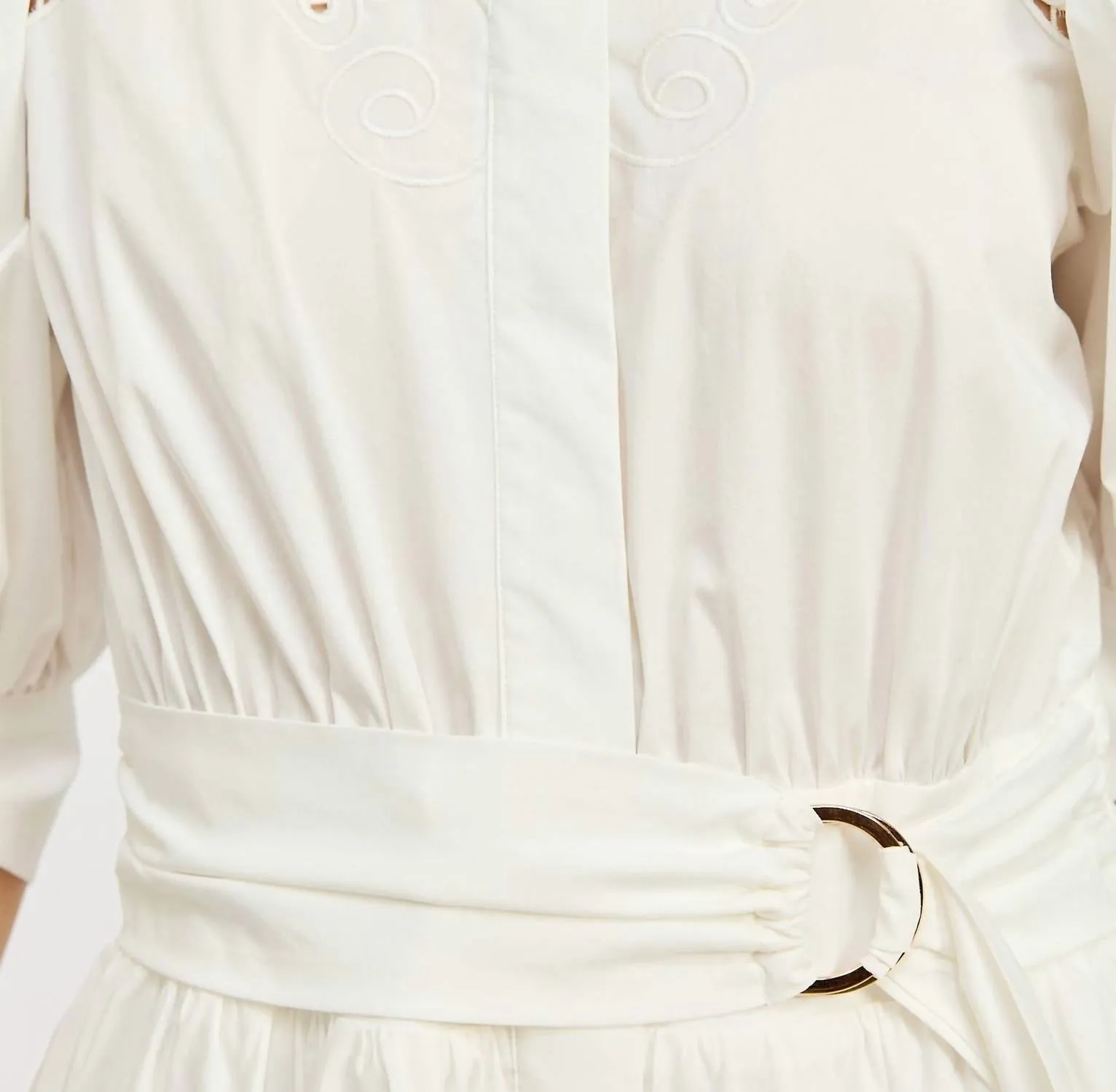 Chloe Mini Dress In White
