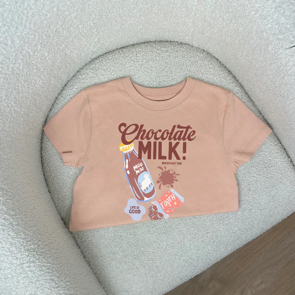 Chocolate Milk Graphic Kids T-Shirt