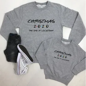 Christmas 2020 in Lockdown Family Matching Sweatshirts (MRK X) maternity wear outlet