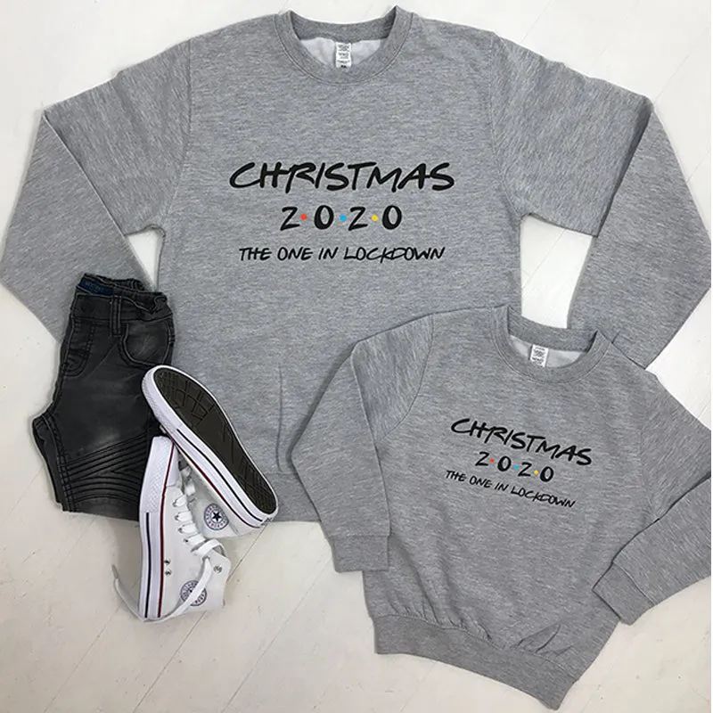 Christmas 2020 in Lockdown Family Matching Sweatshirts (MRK X) maternity wear outlet