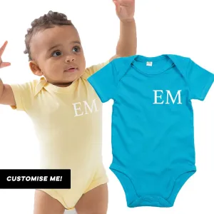Classic Personalised Initial Baby Vest (MRK X) cheap baby clothes online