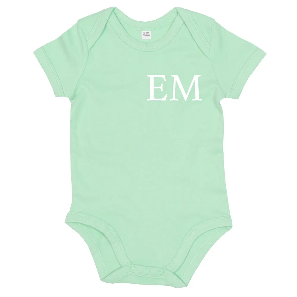 Classic Personalised Initial Baby Vest (MRK X)