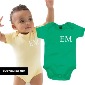 Classic Personalised Initial Baby Vest (MRK X) cheap baby clothes online