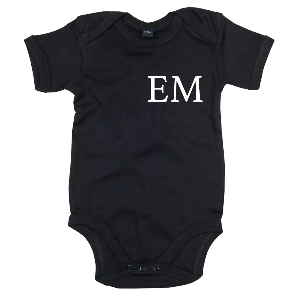 Classic Personalised Initial Baby Vest (MRK X)
