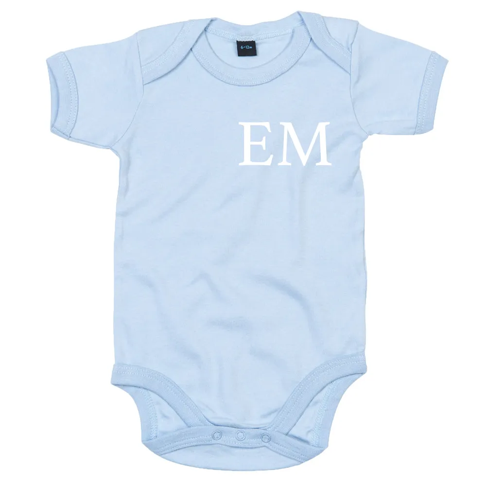 Classic Personalised Initial Baby Vest (MRK X)