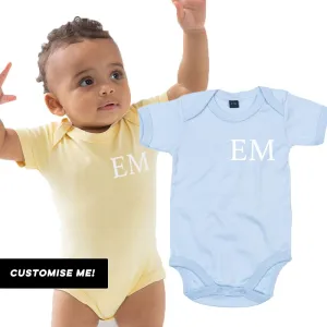 Classic Personalised Initial Baby Vest (MRK X) cheap baby clothes online