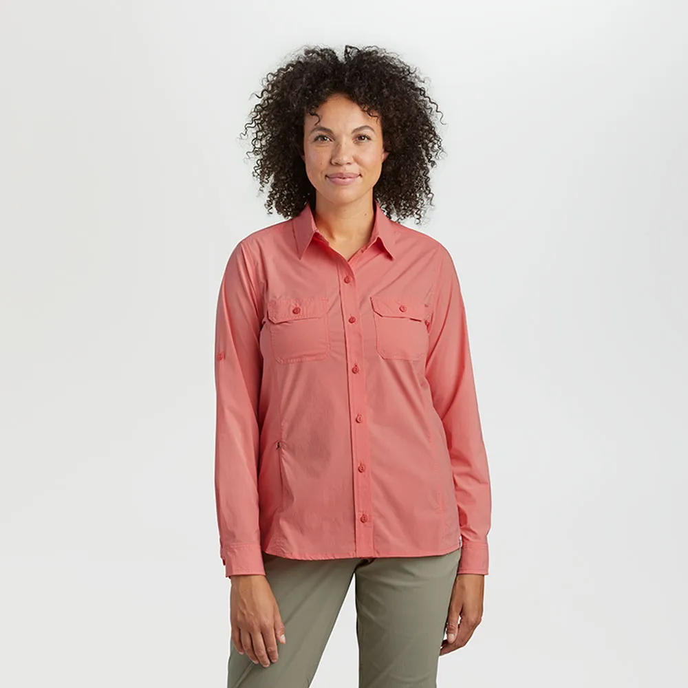 Enjoy 69% off Outdoor Research Way Station Long Sleeve Shirt Women with cheap price and high quality, welcome to choose our online store.