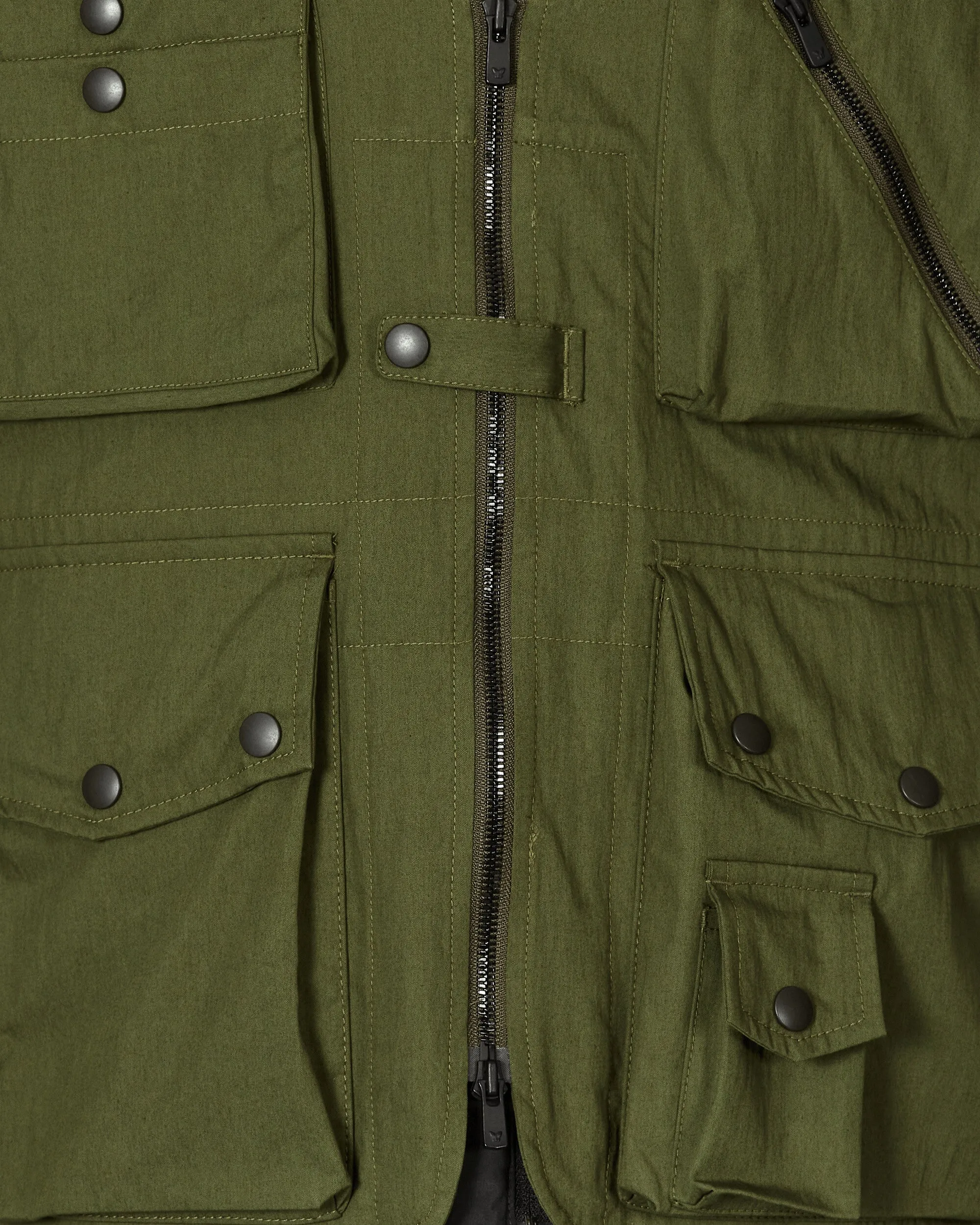 C/N Oxford Stoff Feldweste Olive