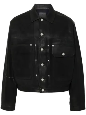 Coated Denim Jacket winter jackets clearance
