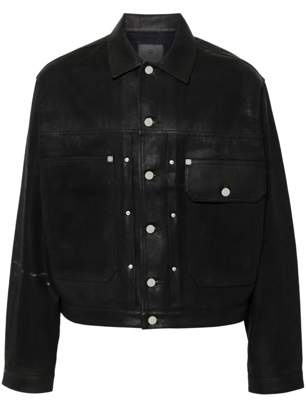 Coated Denim Jacket winter jackets clearance