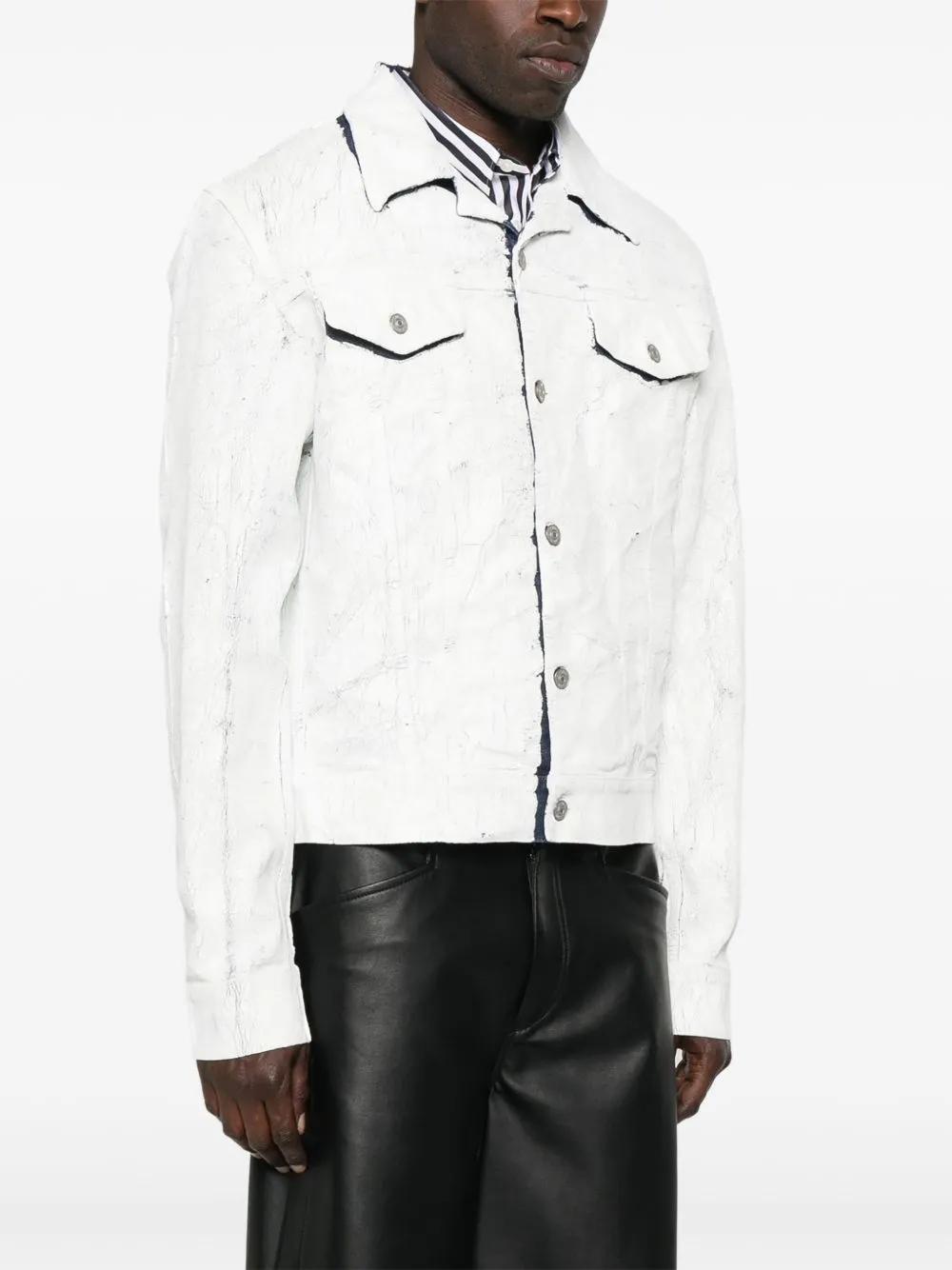 Coated Denim Jacket