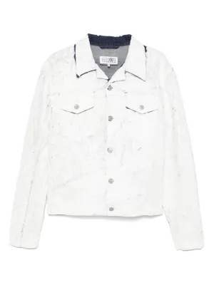 Coated Denim Jacket winter jackets clearance
