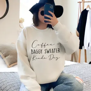 Coffee & My Baggy Sweater Sweatshirt postpartum clothes sale