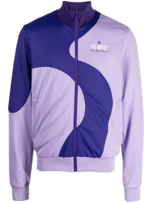 Colour-Block Track Jacket winter jackets clearance