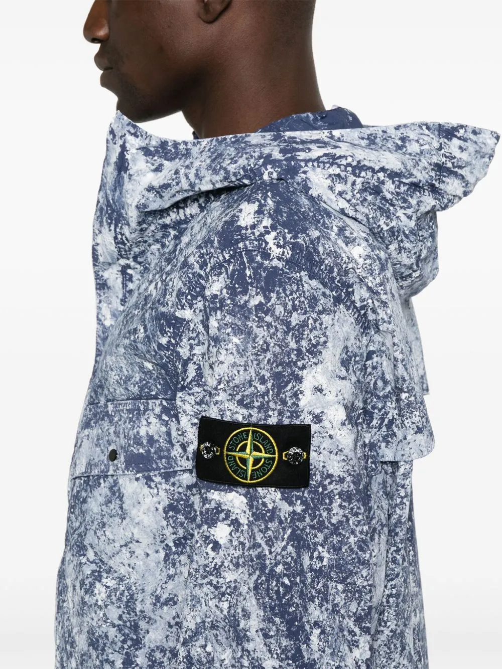 Compass-Motif Jacket
