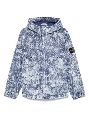 Compass-Motif Jacket winter jackets clearance