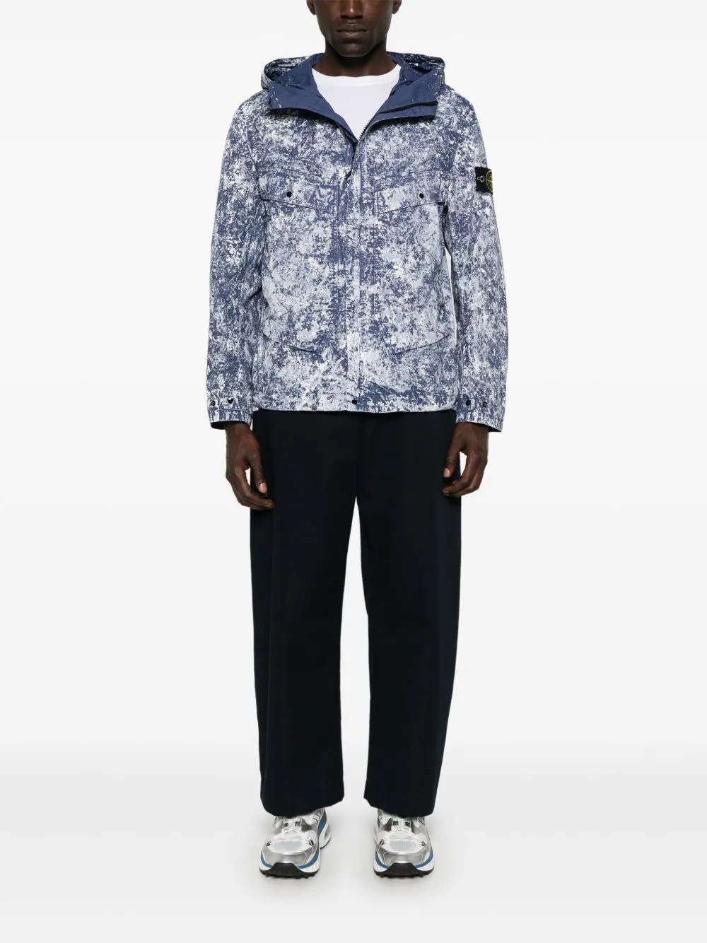 Compass-Motif Jacket