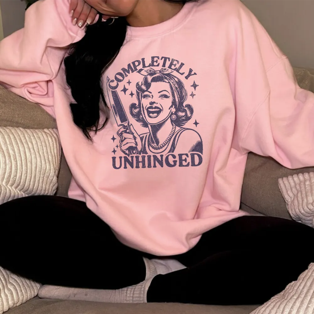 Completely Unhinged Distressed Sweatshirt