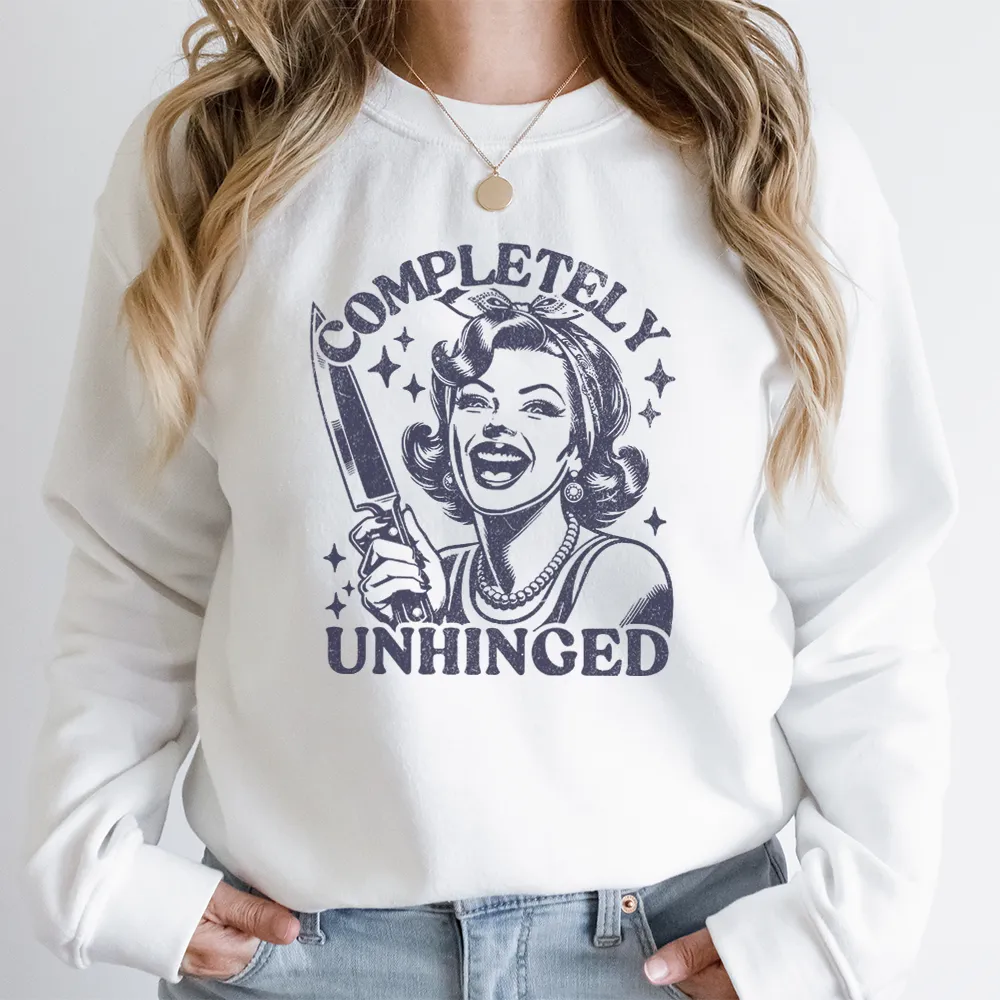 Completely Unhinged Distressed Sweatshirt